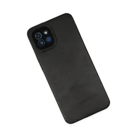 Newface Samsung Galaxy A03 Kılıf Loop Deri Silikon - Siyah