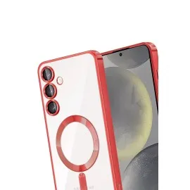 Newface Samsung Galaxy A55 5G Kross Magneticsafe Kapak - Kırmızı
