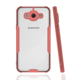 Newface Samsung Galaxy J7 Kılıf Platin Silikon - Pembe