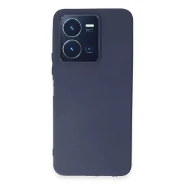 Newface Vivo Y35 Kılıf First Silikon - Lacivert