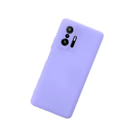 Newface Xiaomi Mi 11T Pro Kılıf Nano Içi Kadife Silikon - Lila