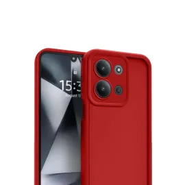 Newface Xiaomi Redmi 15C 4G Viera Silikon - Kırmızı