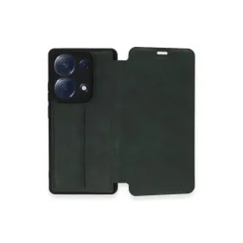Newface Xiaomi Redmi Note 13 Pro 4G Kılıf Flip Cover - Koyu Yeşil
