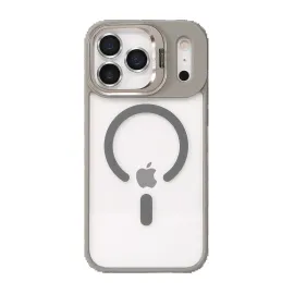 Joko Apple Iphone 17 Pro Remim Lensli Magsafe Standlı Kapak - Titan Gri