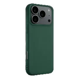 Newface Apple Iphone 17 Pro Max Nano Içi Kadife Silikon - Koyu Yeşil