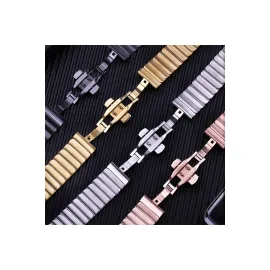 Newface Apple Watch 42mm KR413 Fine Steel Kordon - Gold