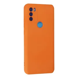 Newface General Mobile Gm 21 Plus Kılıf Nano Içi Kadife Silikon - Turuncu
