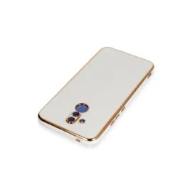 Newface Huawei Mate 20 Lite Kılıf Volet Silikon - Beyaz