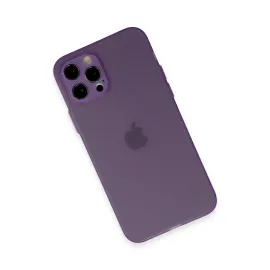 Newface Iphone 12 Pro Kılıf Puma Silikon - Koyu Mor