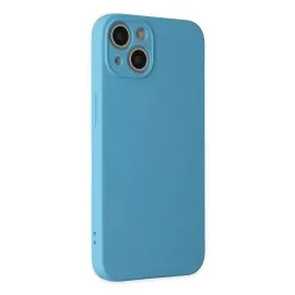 Newface Iphone 13 Mini Kılıf Nano Içi Kadife  Silikon - Mavi