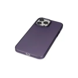Newface Iphone 13 Pro Max Kılıf Modos Metal Kapak - Derin Mor