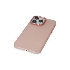 Newface Iphone 13 Pro Max Kılıf Modos Metal Kapak - Pembe