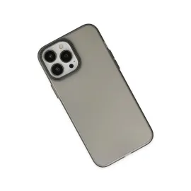 Newface Iphone 13 Pro Max Kılıf Modos Metal Kapak - Siyah