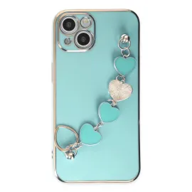 Newface Iphone 14 Kılıf Esila Silikon - Su Yeşili