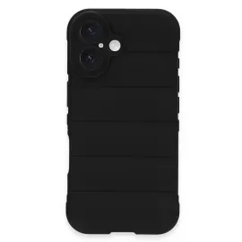 Newface Iphone 16 Kılıf Optimum Silikon - Siyah