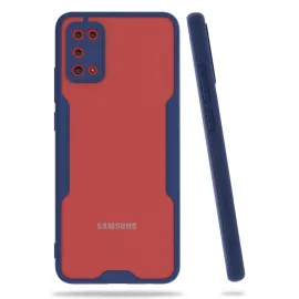 Newface Samsung Galaxy A02S Kılıf Platin Silikon - Lacivert