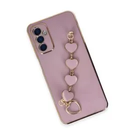Newface Samsung Galaxy A14 4G Kılıf Esila Silikon - Mor