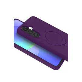 Newface Samsung Galaxy A17 5G Regal Magsafe Standlı Kapak - Derin Mor