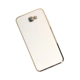 Newface Samsung Galaxy J7 Prime Kılıf Volet Silikon - Beyaz