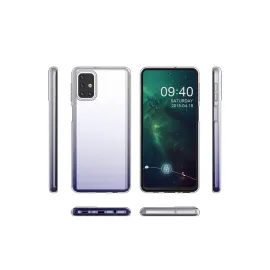 Newface Samsung Galaxy M31S Kılıf Lüx Şeffaf Silikon