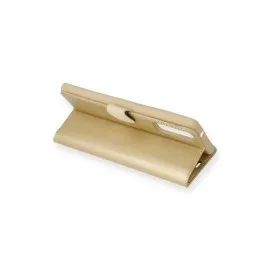 Newface Samsung Galaxy Note 20 Kılıf Trend S Plus Kapaklı Kılıf - Gold