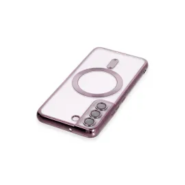 Newface Samsung Galaxy S22 Kılıf Kross Magneticsafe Kapak - Mor