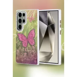 Newface Samsung Galaxy S23 Ultra Kılıf Blade Aynalı Desenli Kapak - Desen 3