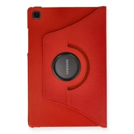 Newface Samsung Galaxy T500 Tab A7 10.4 Kılıf 360 Tablet Deri Kılıf - Kırmızı