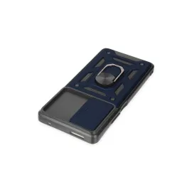 Newface Xiaomi Mi 11T Pro Kılıf Pars Lens Yüzüklü Silikon - Lacivert