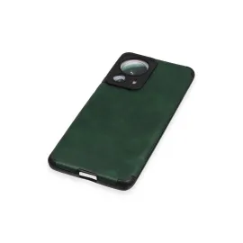 Newface Xiaomi Mi 13 Lite Kılıf Loop Deri Silikon - Yeşil