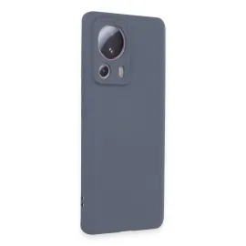 Newface Xiaomi Mi 13 Lite Kılıf Nano Içi Kadife Silikon - Gri