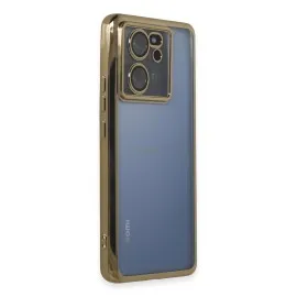 Newface Xiaomi Mi 13T Kılıf Razer Lensli Silikon - Gold