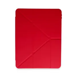 Newface Xiaomi Pad 6 Kılıf Kalemlikli Mars Tablet Kılıfı - Kırmızı