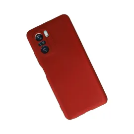Newface Xiaomi Poco F3 Kılıf First Silikon - Kırmızı