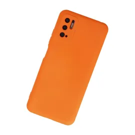 Newface Xiaomi Redmi Note 10 5G Kılıf Nano Içi Kadife Silikon - Turuncu