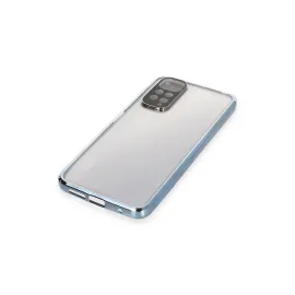 Newface Xiaomi Redmi Note 11 Kılıf Razer Lensli Silikon - Açık Mavi