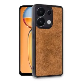 Newface Xiaomi Redmi Note 13 4G Kılıf Aras Deri Kapak - Taba
