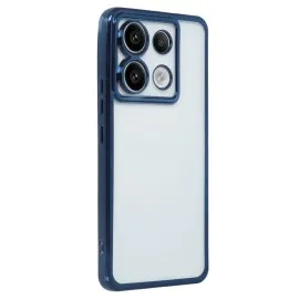 Newface Xiaomi Redmi Note 13 Pro 4G Kılıf Razer Lensli Silikon - Lacivert
