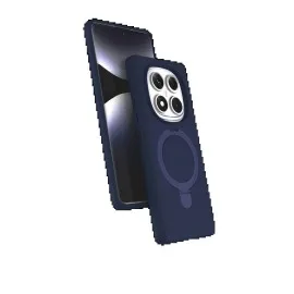 Newface Xiaomi Redmi Note 14 Pro 4G Regal Magsafe Standlı Kapak - Lacivert