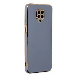 Newface Xiaomi Redmi Note 9 Pro Kılıf Volet Silikon - Mavi