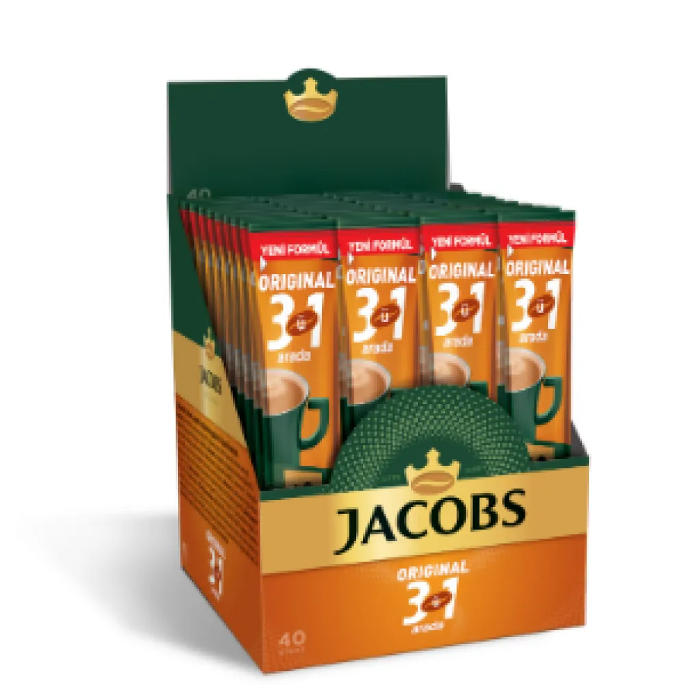 JACOBS - KAHVE 3 Ü 1 ARADA (40 X 16 GR) JACOBS