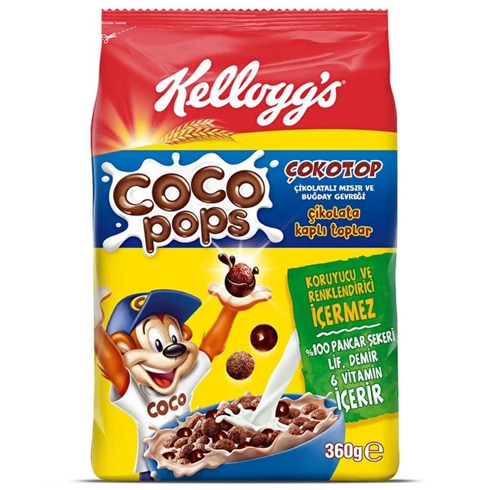 Kellog s Kahvaltılık Gevrek Cocopops (1*360 gr)