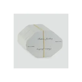 Oval Kolye Kartı-Beyaz
