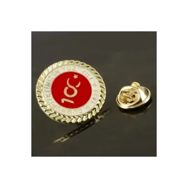 Cumhuriyetin 100. Yılına Özel Yaka Rozet-Sarı