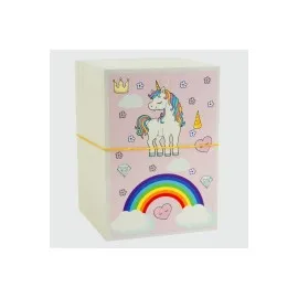 3Lü Unicorn Bileklik Kartı-Pembe
