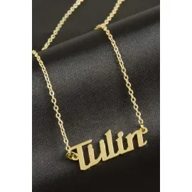 Tülin Isimli Kolye -Sarı