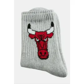 Boğa Kolej Çorap 8X28-Gri