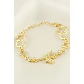Yusufçuk Taşlı Bileklik-Sarı