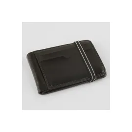 Kartlık Deri Cüzdan-Siyah