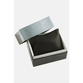 Desenli Saat Kutusu-Gri